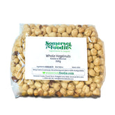 Whole Blanched & Roasted Hazelnuts, 500g